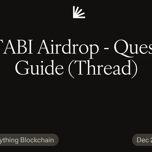 TABI Airdrop - Quest Guide (Thread)