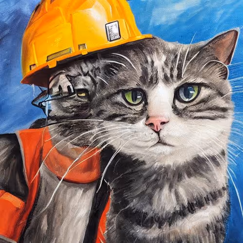 Construction Cats