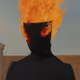 Burning head