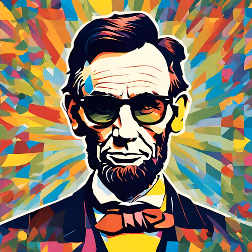 Pop Art Series NFT #president lincoln
