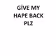 Give Back