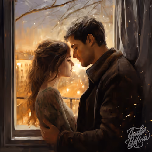 couple in the winter