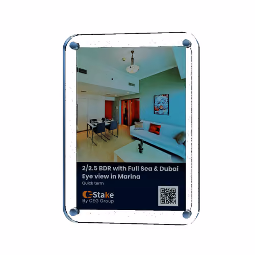 2/2.5 BDR with Full Sea & Dubai Eye view in Marina