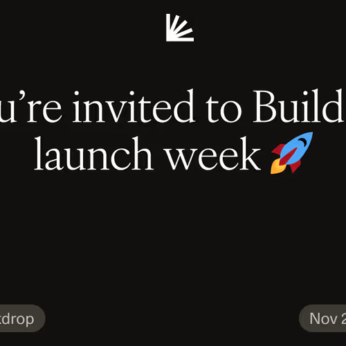 You’re invited to Build V2 launch week 🚀