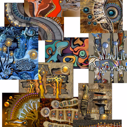 "Plastic abstraction" by Bolat Mukhamediyev