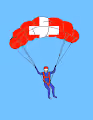 Cartoon Paragliders