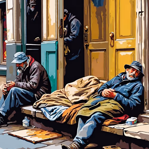 Homeless and on the streets