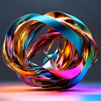 Abstract 3D Metal by EM