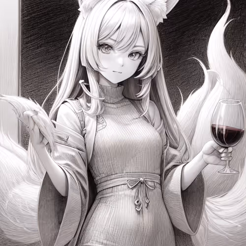 Kyuubi Girl Wine