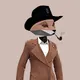 1nft XMonkey 3D Fox Man