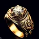 Golden Ring For Gift
