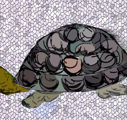 Peppina the Reconstructed Turtle