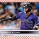 Colorado Rockies™ Trevor Story Base Independence Day RWB 260 Rare