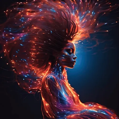 Neon light beauty