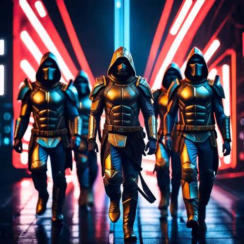 Blockchain Warriors: Guardians of the Crypto Realm
