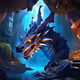 dragon in the cave