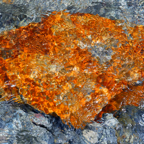 Abstract nature 3 (Sunlight, Rocks/Stone and Water flow)