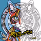Relax Cats Coloring Book for Adults and Teens