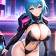cyberpunk girl sexy
