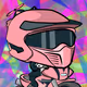 Team Pink Motorbike by RocketMoonApe  x Reddit Collectible Avatars