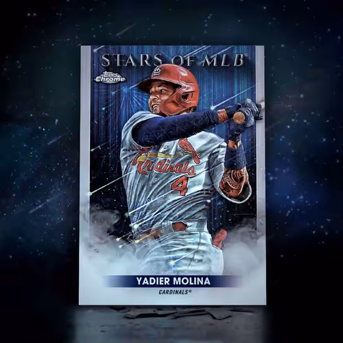 St. Louis Cardinals® Yadier Molina Stars of MLB Chrome Night SMLBC-19 Legendary