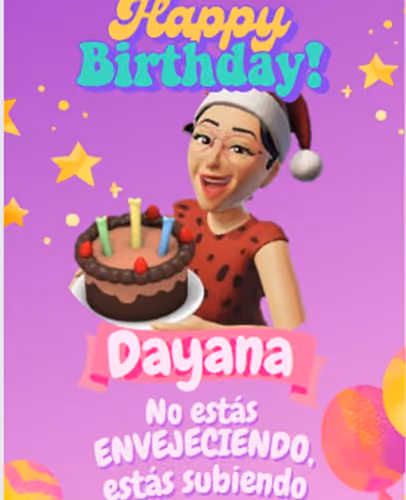 Feliz Cumpleaños Dayana