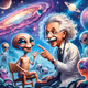 Albert Einstein and the Alien