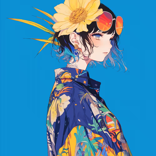 Tokyo Sunglasses Girl Free #1