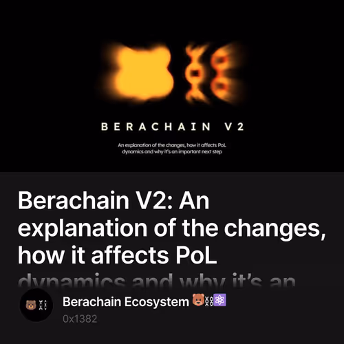 Berachain V2: An explanation of the changes, how it affects PoL dynamics and why it’s an i