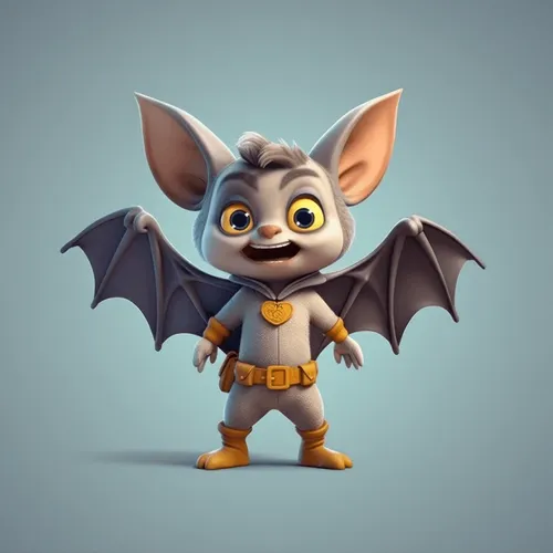 Bat Cartoon Rare