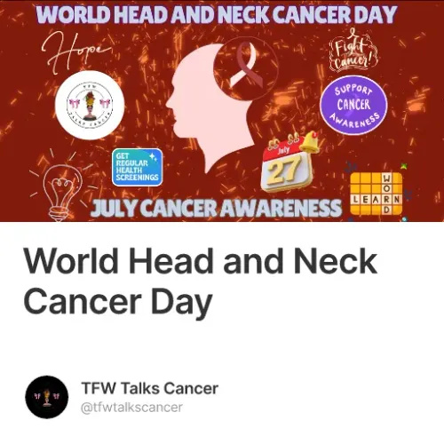 World Head and Neck Cancer Day