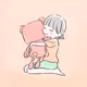 Flower Square Present