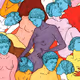 Crowd Blue