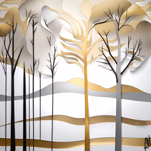 Minimalist landscape & abstract art by Tharas