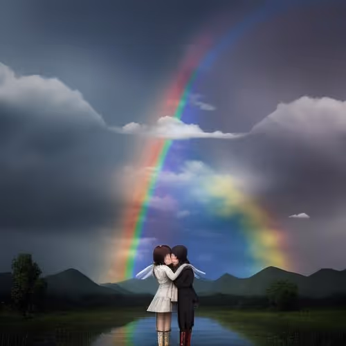 They go step by step with love to meet God