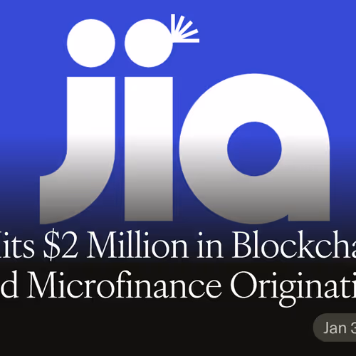 Jia Hits $2 Million in Blockchain-Based Microfinance Originations