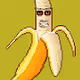 Banana team pixel art