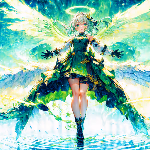 Seven color angels #004