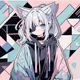 Eyepatch fox ear girl