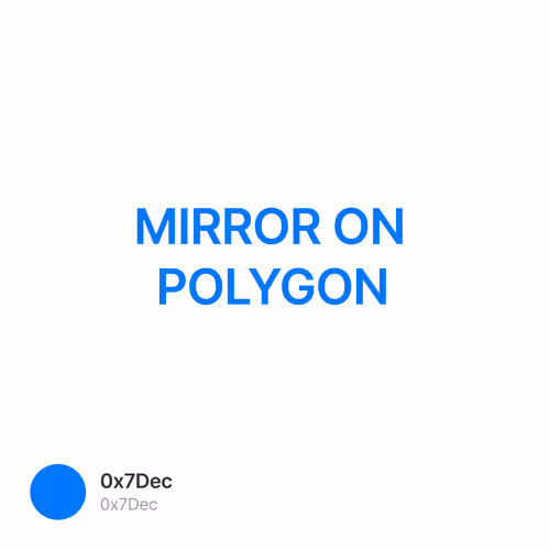 MIRROR ON POLYGON