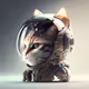 3D AI Futuristic Cats 2