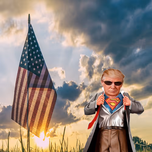 Free America Donald Trading Card