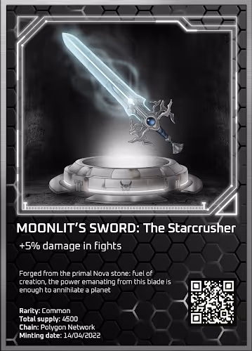 Moonlits Sword the Creators Starcrusher