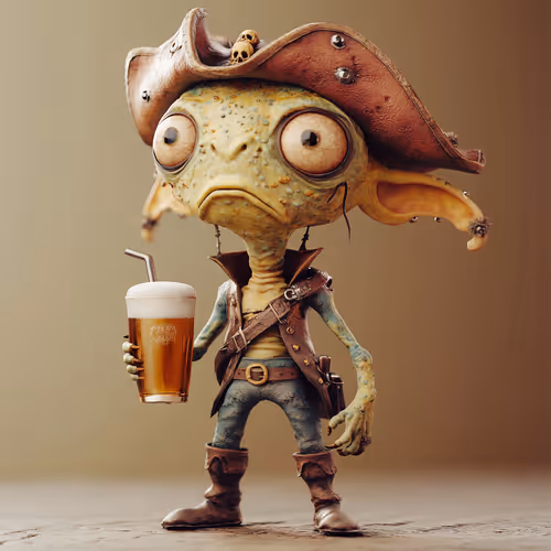 Bored Boozing Alien Pirates