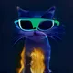 Cool Cat Water And Fire