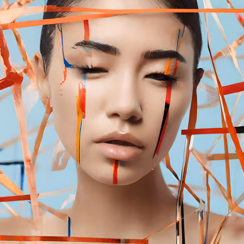 Dripping Beauty: AI-Generated NFT Art