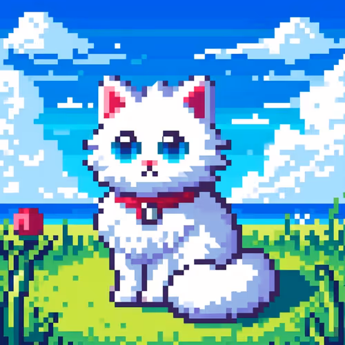 pixel cats by