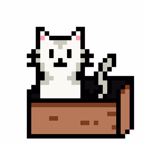 pixel cat by