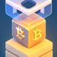 Bitcoin 3d Isometric Sculptures