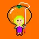 Pixel Anglers (((Single))) -Orange-
